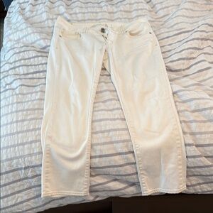 American Eagle Outfitters White Straight Leg Denim